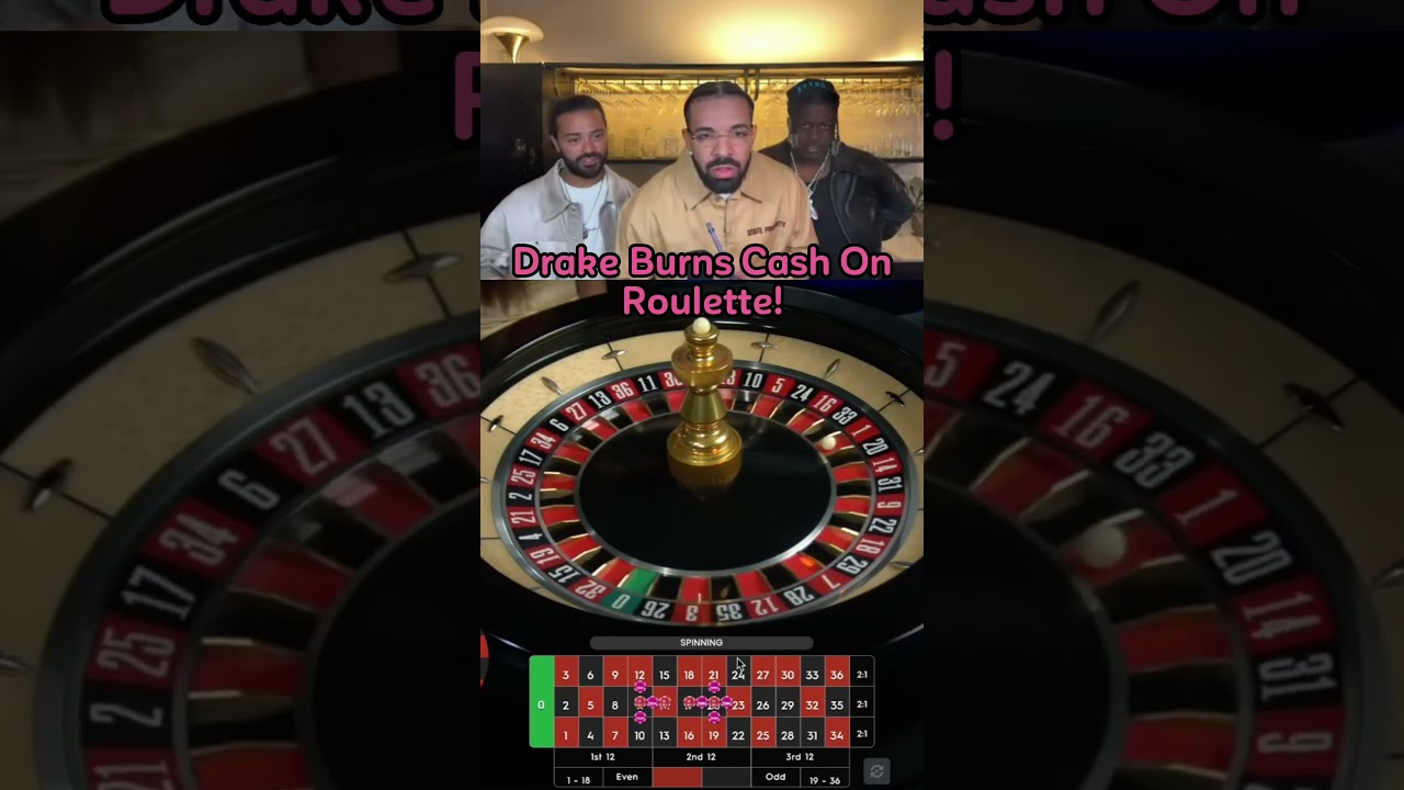 Drake Loses Insane $650,000 In 1 Spin Of Roulette! #drake #lilyachty #gambling #roulette #Norwegian Casino