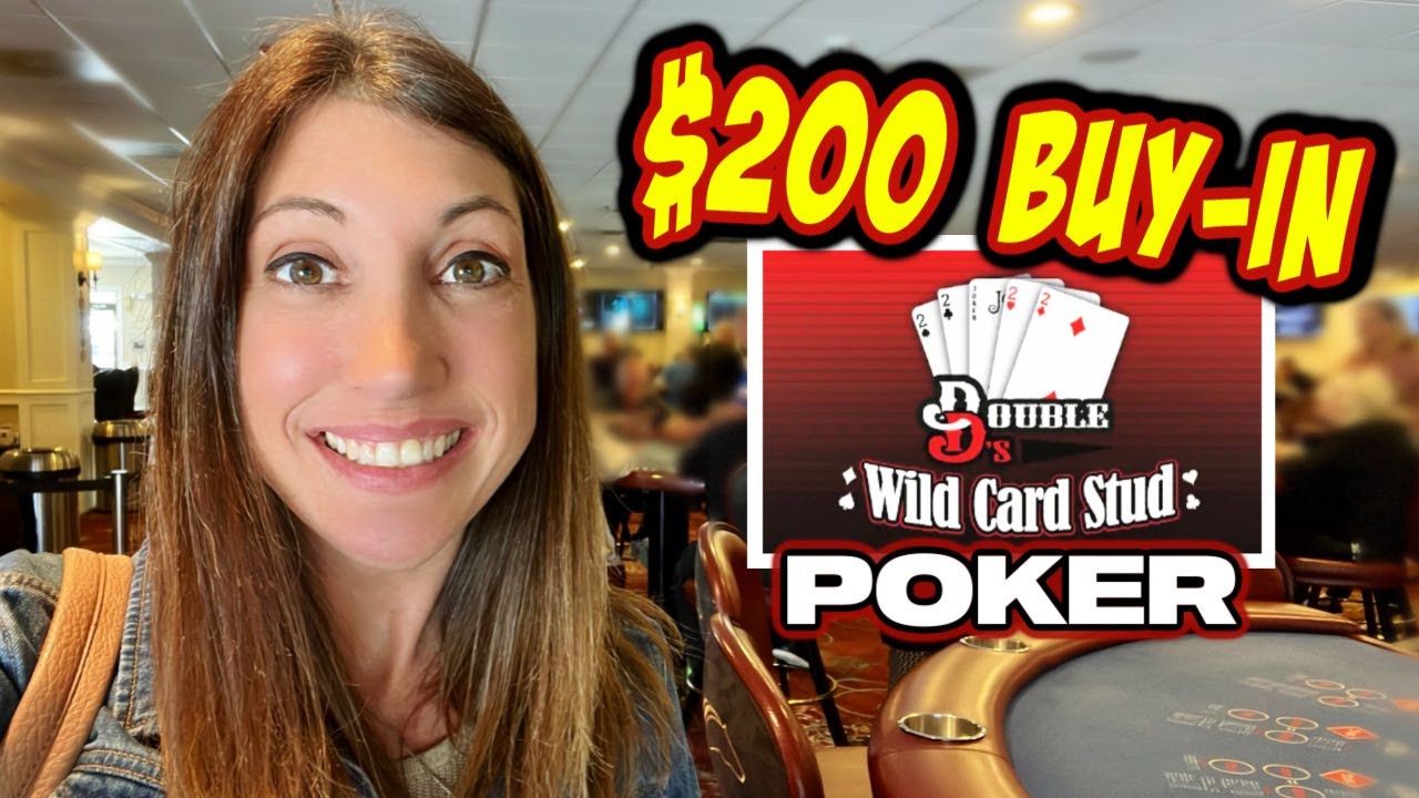 ? Gambling $200 Buy-In on Wild Card Stud Poker #poker #stud