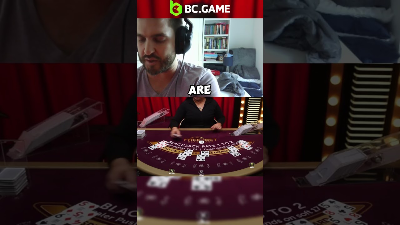 I JUST GOT TROLLED!!!!!!!!!!!!!! #bcgame #gambling #gamblingonline #blackjack