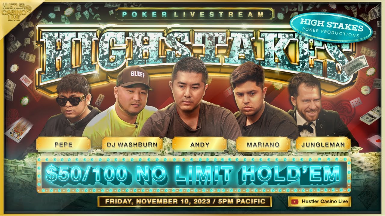Jungleman Plays HIGH STAKES $50/100/200 w/ Andy, Mariano, Pepe, DJ Washburn & Mars