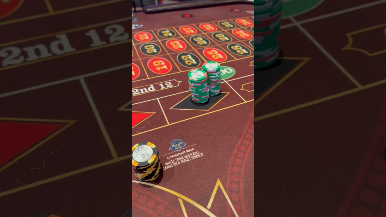 $500 Bet on Roulette!! Las Vegas #Norwegian Casino Online #lasvegas #shorts
