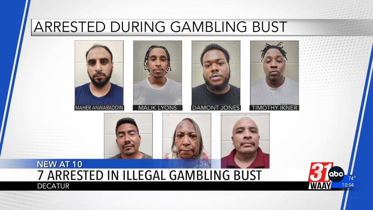 7 Arrested in Illegal Gambling Bust