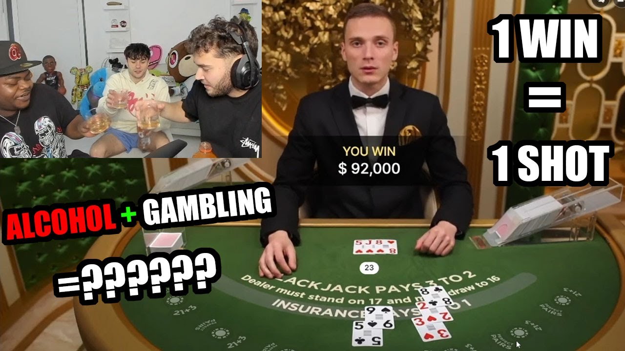 Adin Sippin With Cheesur and Shnaggy During BlackJack