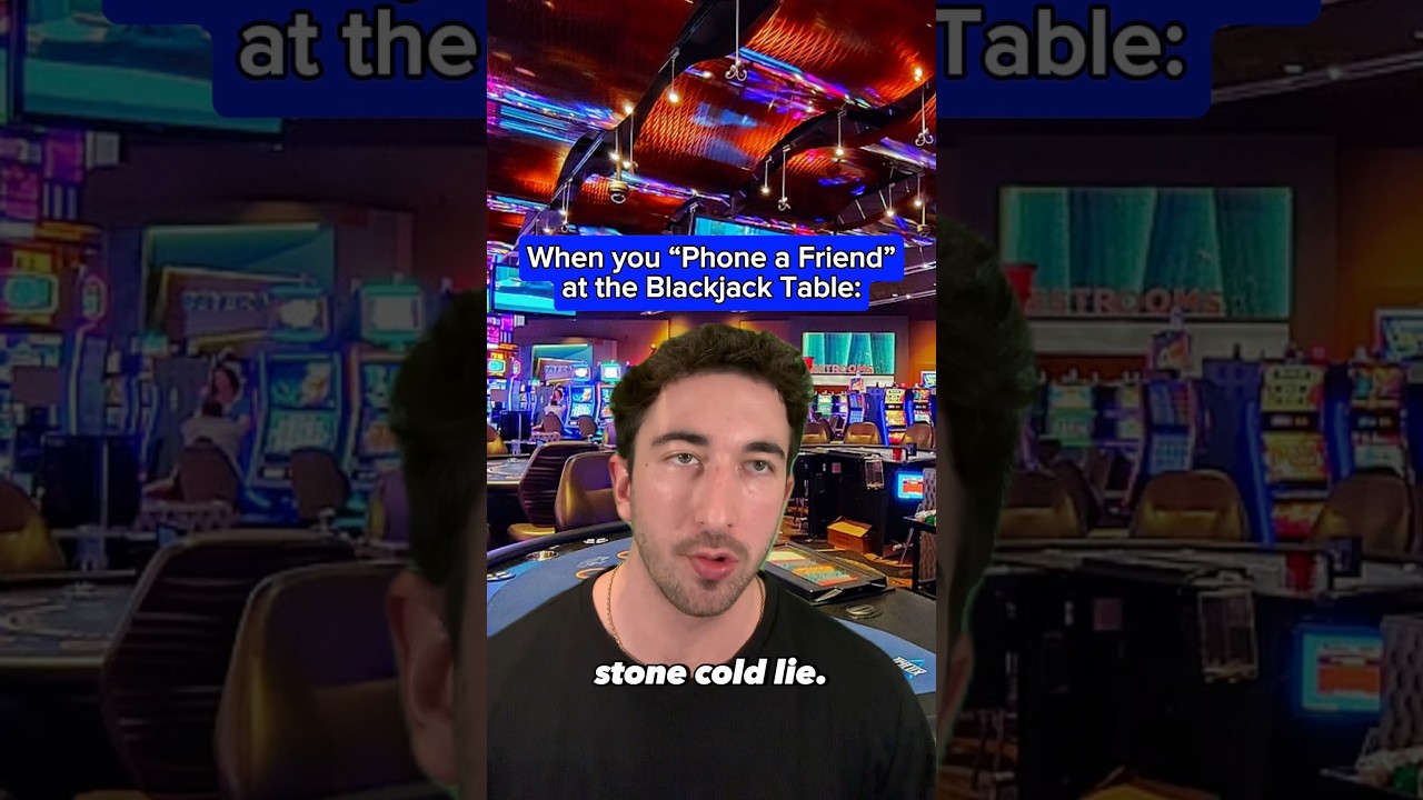 Always have a fellow degen on standby? @Realbrettski  #blackjack #Norwegian Casino #gambling #lasvegas