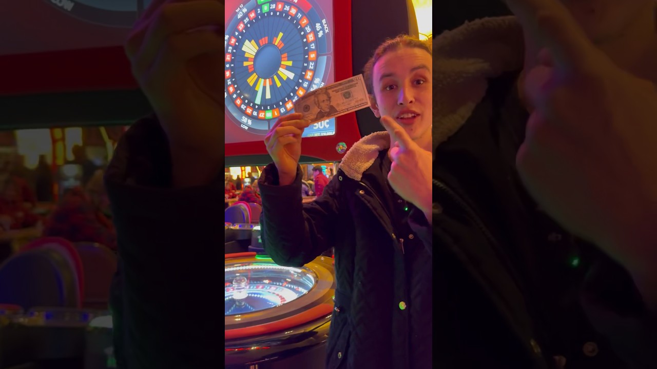 Can $20 on ONE Roulette Number Pay Us HUGE? #roulette #gambling #lasvegas