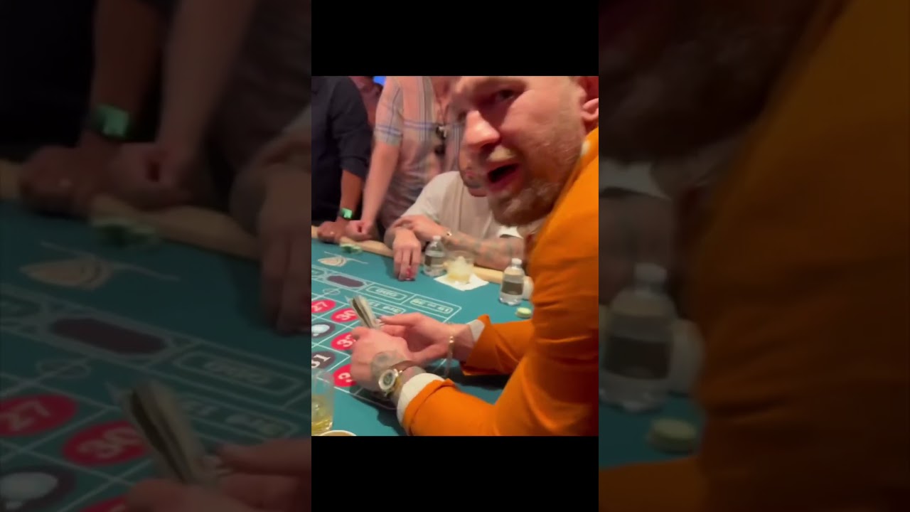 Conor McGregor gambling in Vegas
