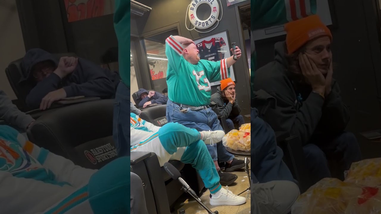 Frank The Tank and Barstool Gambling Cave Reacts To The Dolphins Loss