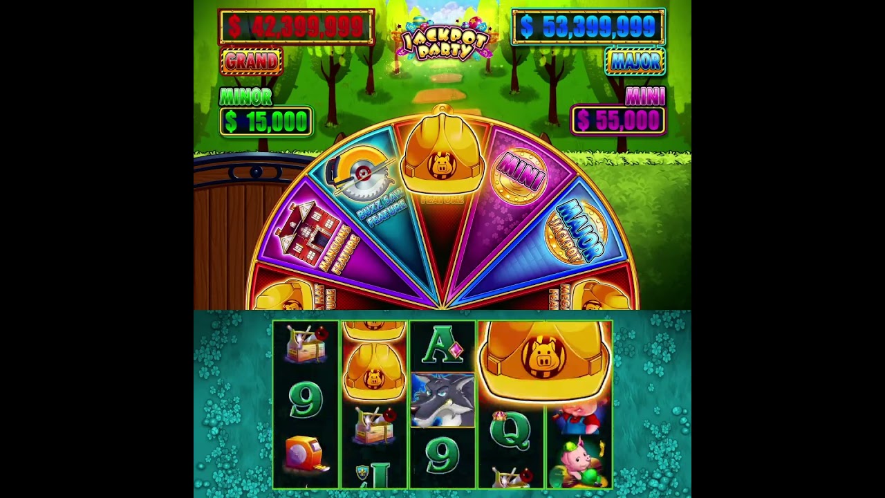 Huff'n'Puff Becomes More | Jackpot Party Norwegian Casino Slots | 1X1
