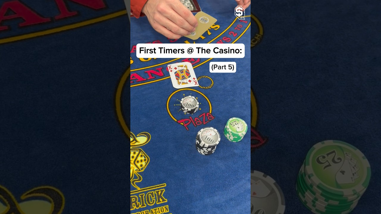 Rookie Mistake ?? #blackjack #Norwegian Casino #gambling #comedy #skit #betting #lasvegas #rookie #amateur