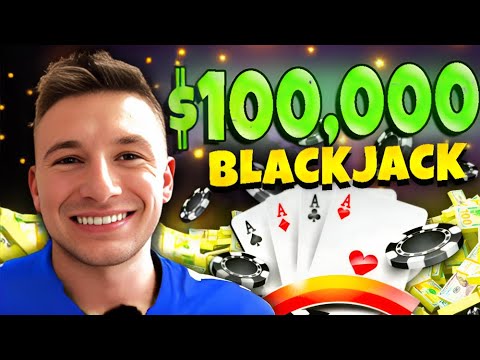SteveWillDoIt WINS $100,000 at BLACKJACK!