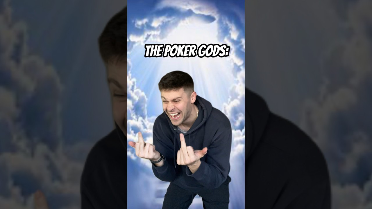 The Poker gods don’t play.. ?? #fyp #comedy #poker #pokerstars #gambling #Norwegian Casino #sethypoker