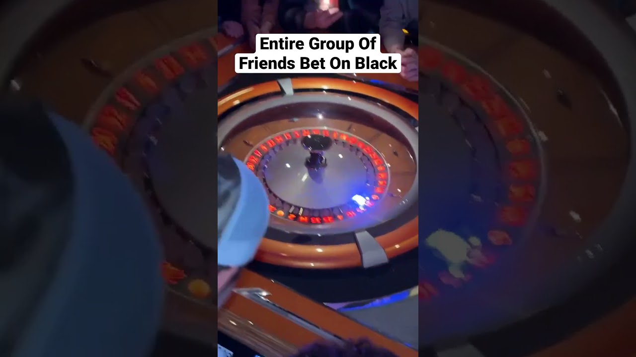 The Whole Squad Bets On Black In Roulette