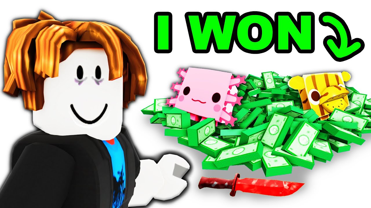 I Spent 100,000 Robux GAMBLING